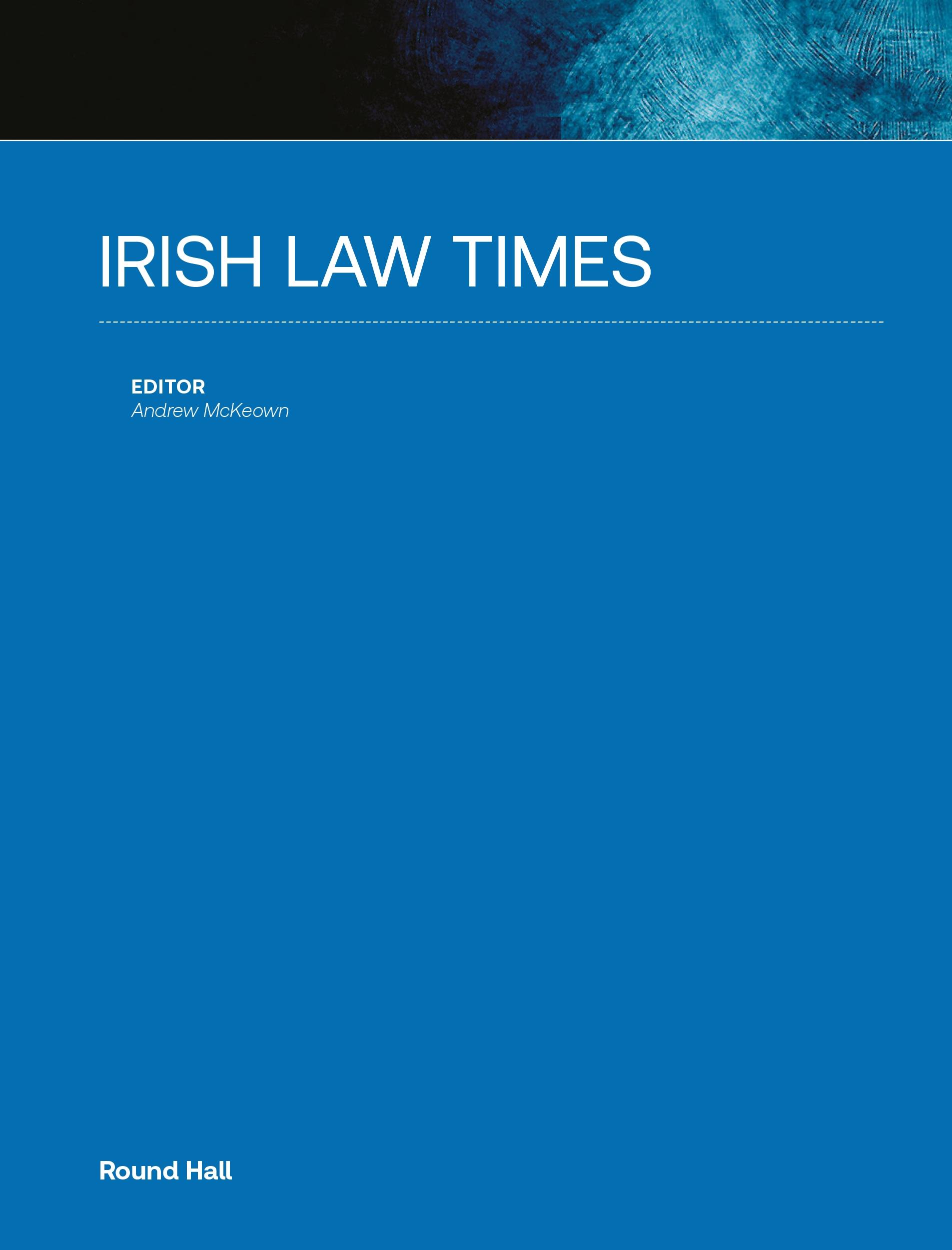 Irish Law Times, Journal